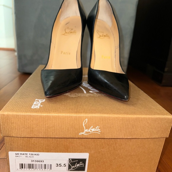 So Kate Christian Louboutin 120 KID 35.5 Black - Picture 2 of 8